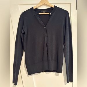 J Crew Black Cardigan
